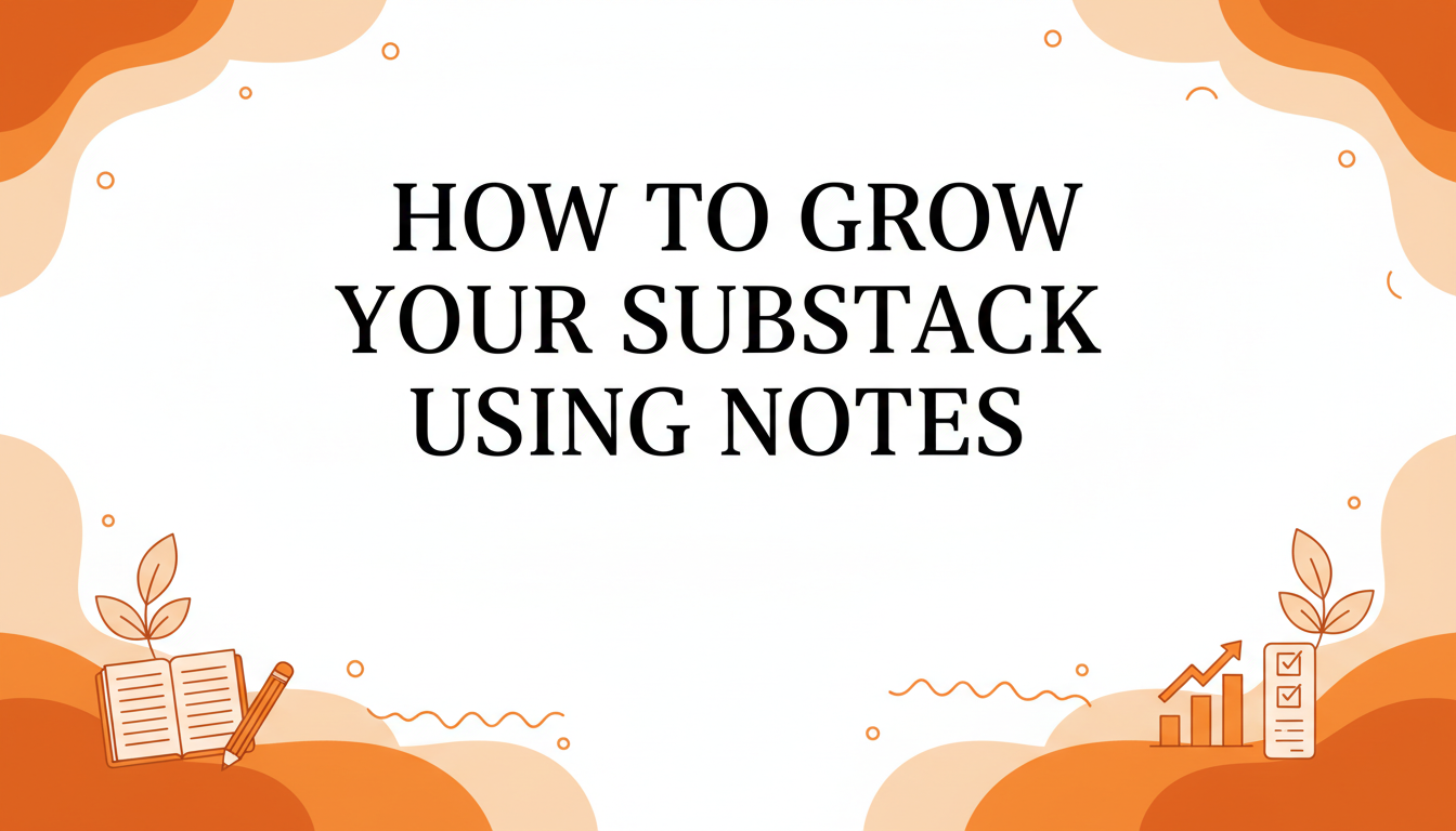 How to Grow Your Substack Using Notes