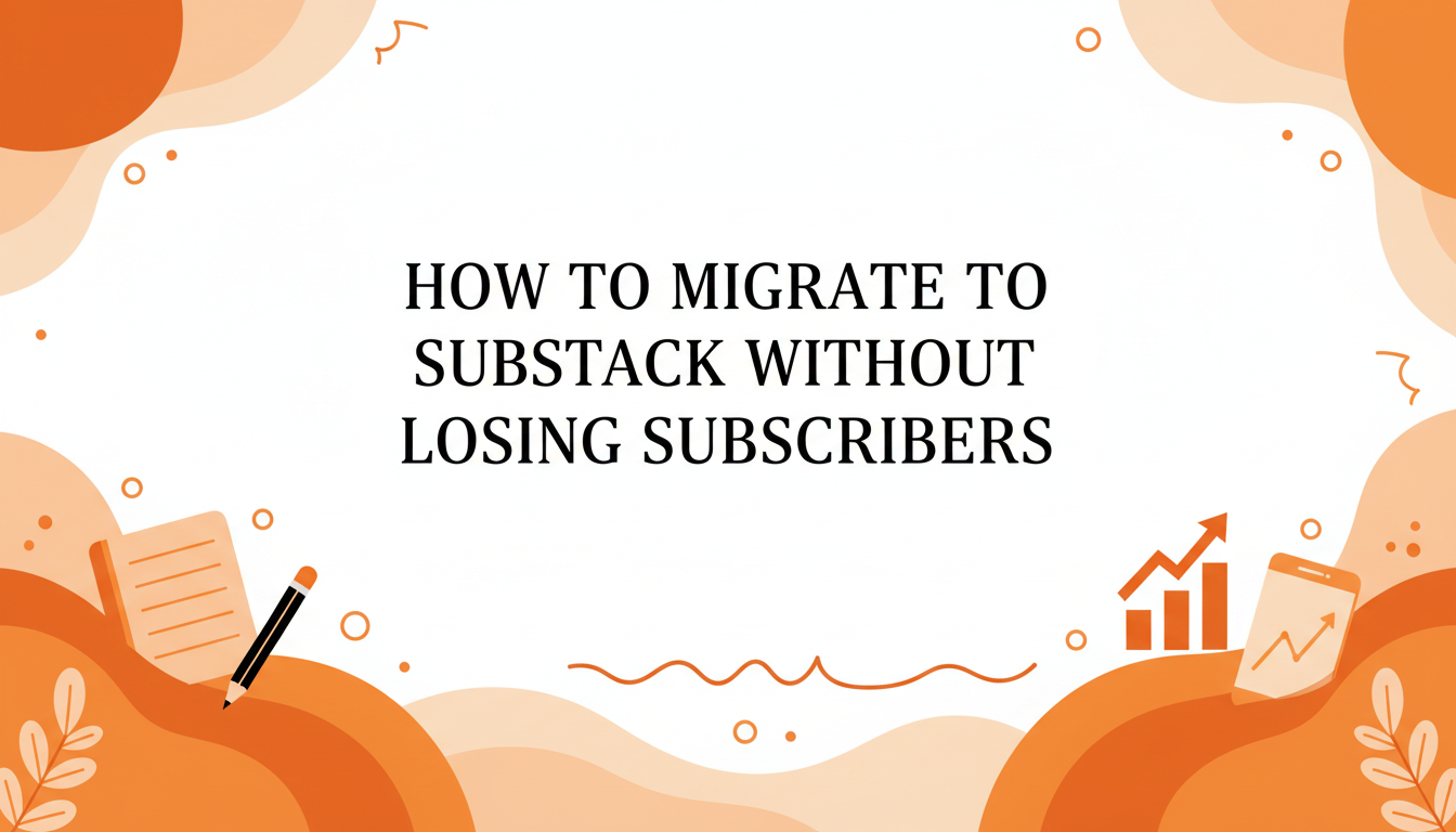 How to Migrate to Substack Without Losing Subscribers