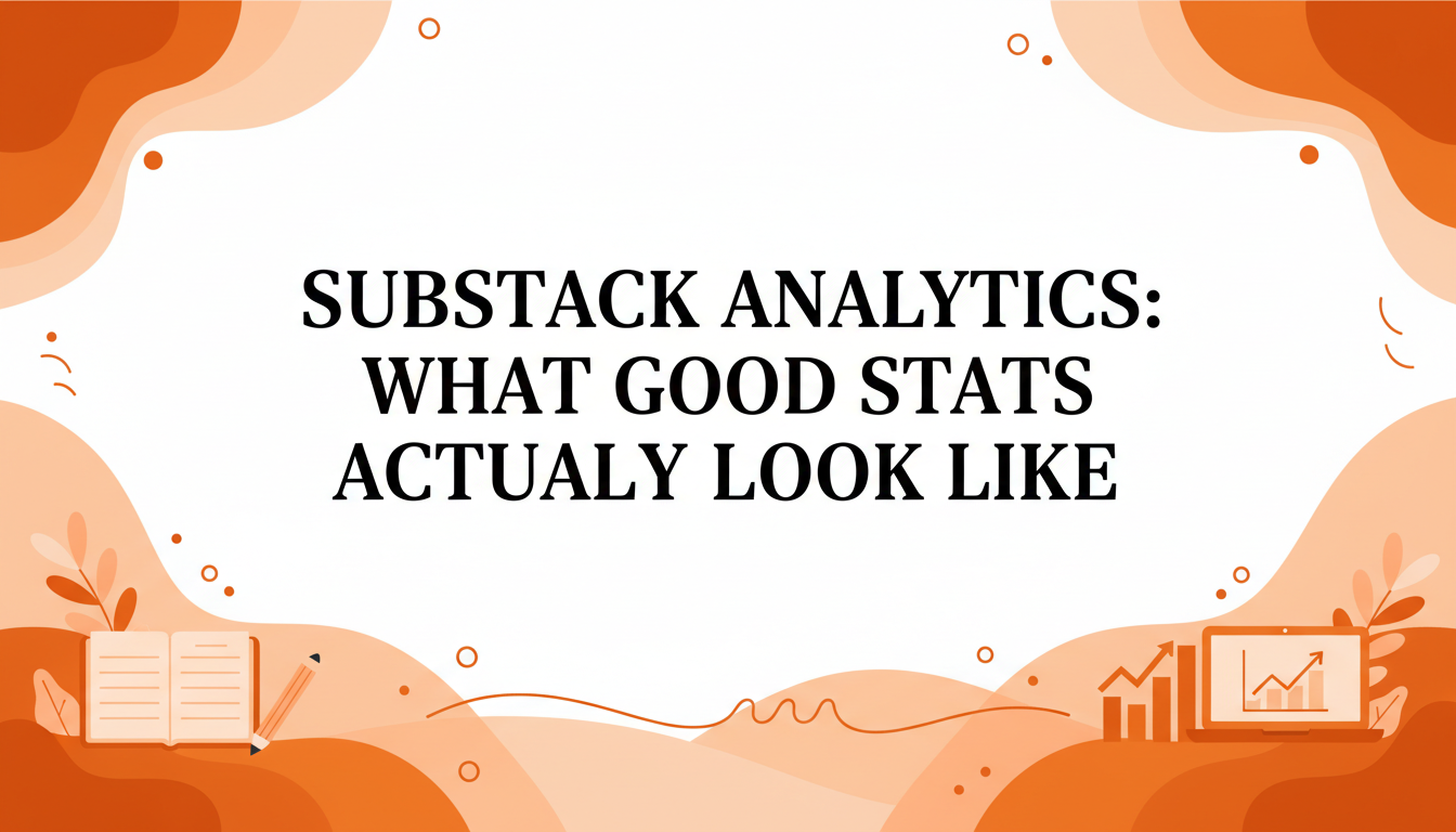 Substack Analytics: What Good Stats Actually Look Like