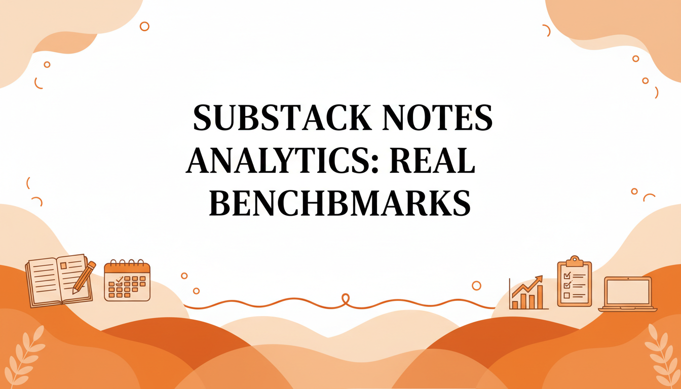 Substack Notes Analytics: Benchmarks From Real Data