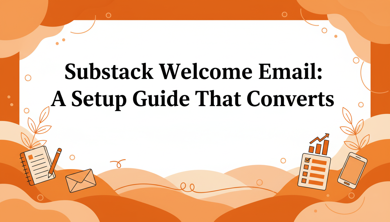 Substack Welcome Email: A Setup Guide That Converts