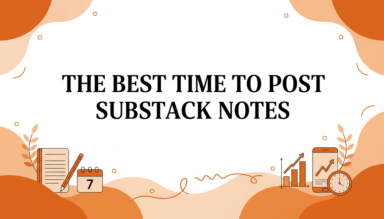 The Best Time to Post Substack Notes (What the Data Shows)